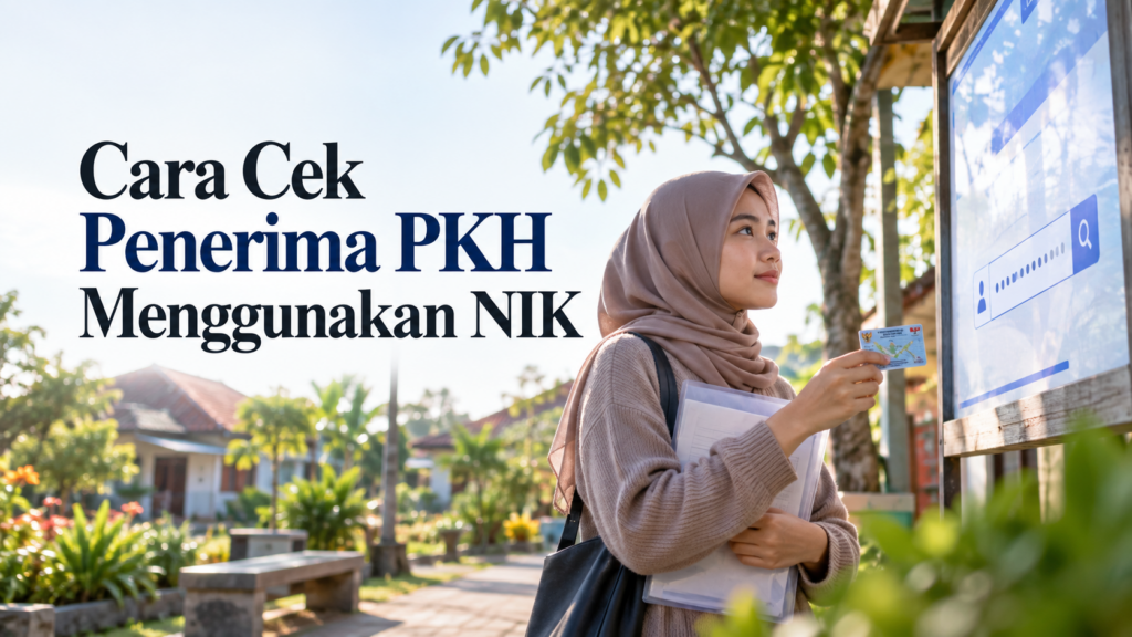 Cara Cek Penerima PKH Menggunakan NIK di Situs Cek Bansos Kemensos