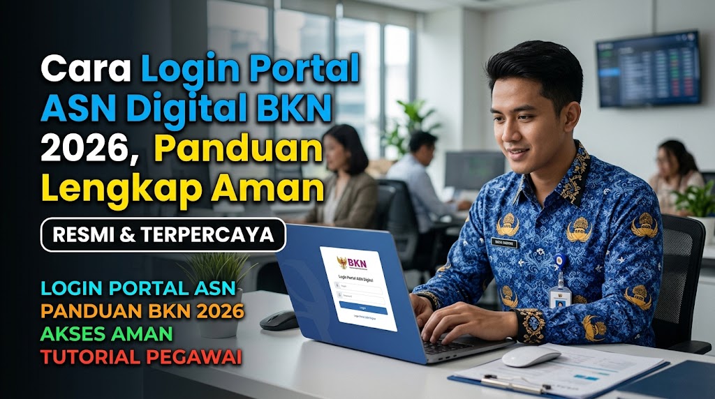 Cara Login Portal ASN Digital BKN 2026, Panduan Lengkap Aman