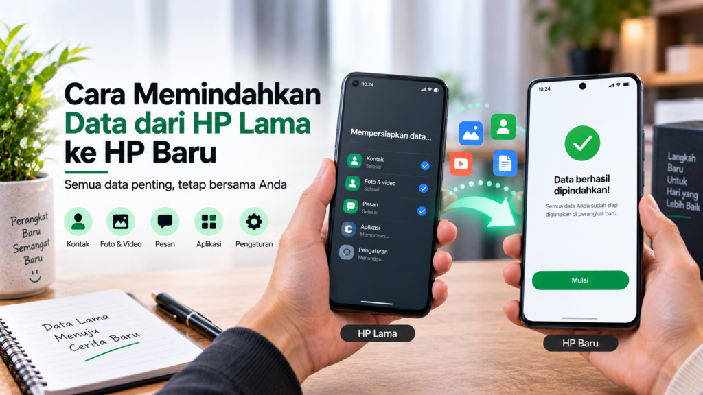 Cara Memindahkan Data dari HP Lama ke HP Baru Android Tanpa Kehilangan Data