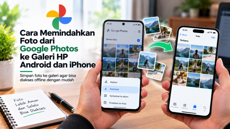 Cara Memindahkan Foto dari Google Photos ke Galeri HP Android dan iPhone