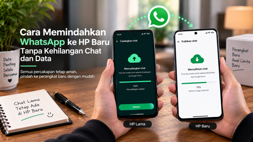 Cara Memindahkan WhatsApp ke HP Baru