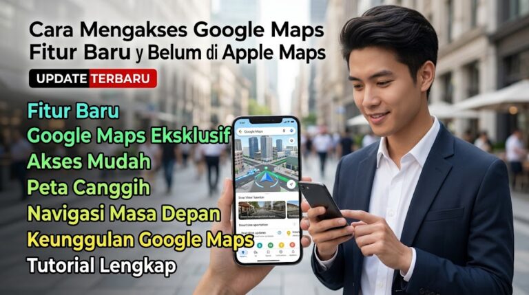 Cara Mengakses Google Maps Fitur Baru yang Belum Ada di Apple Maps