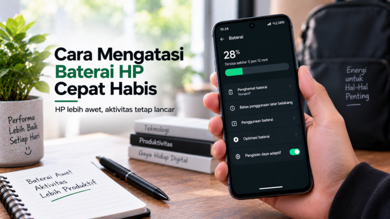 Cara Mengatasi Baterai HP Cepat Habis agar Awet Seharian Tanpa Aplikasi