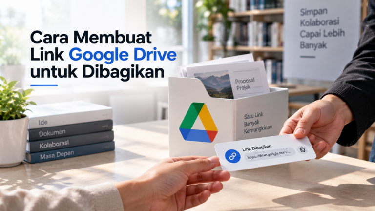 Cara Membuat Link Google Drive untuk Dibagikan Lewat HP dan Laptop