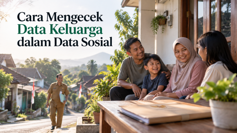 Cara Mengecek Data Keluarga dalam Data Sosial Menggunakan NIK KTP