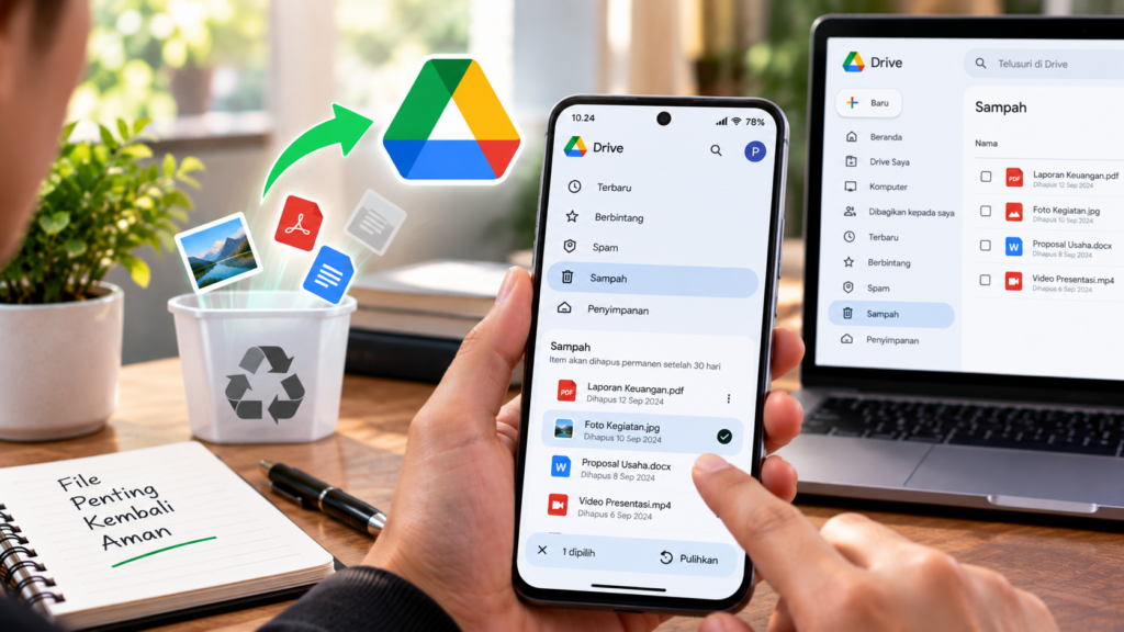 Cara Mengembalikan File Google Drive yang Terhapus
