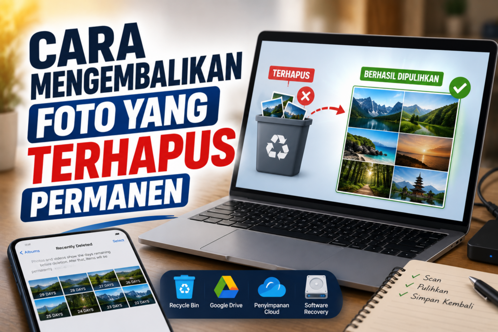 Cara Mengembalikan Foto yang Terhapus Permanen di HP
