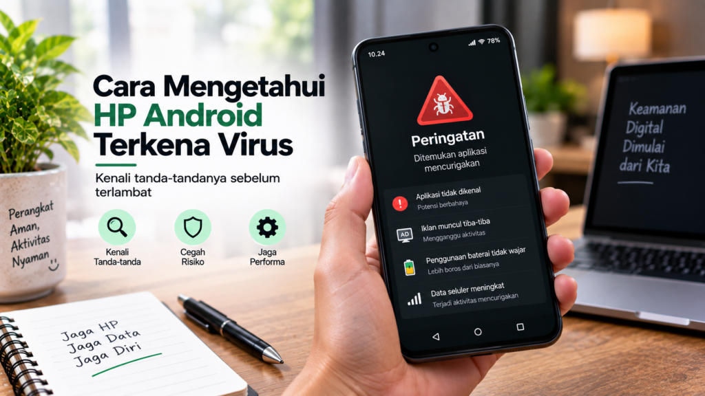 Cara Mengetahui HP Android Terkena Virus