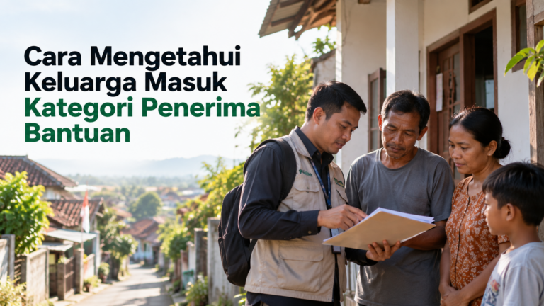 Cara Mengetahui Keluarga Masuk Kategori Penerima Bantuan Sosial atau Tidak