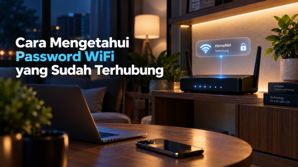 Cara Mengetahui Password WiFi yang Sudah Terhubung