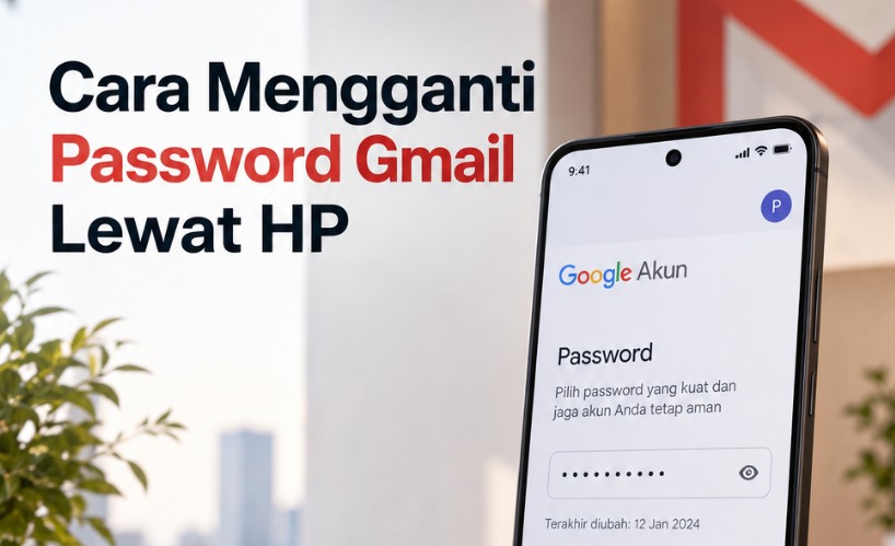 Cara Mengganti Password Gmail Lewat HP