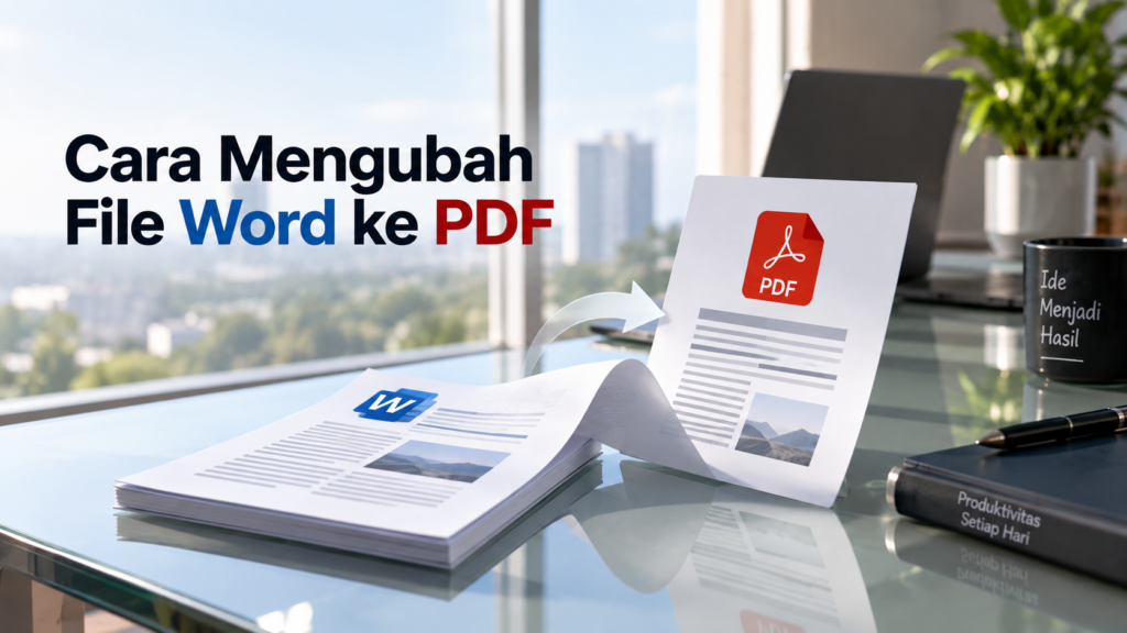 Cara Mengubah File Word ke PDF