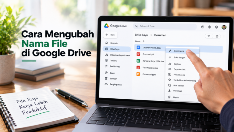 Cara Mengubah Nama File di Google Drive Lewat HP Android dan Laptop