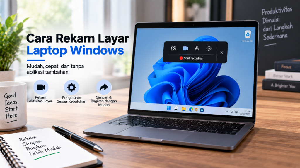 Cara Rekam Layar Laptop Windows