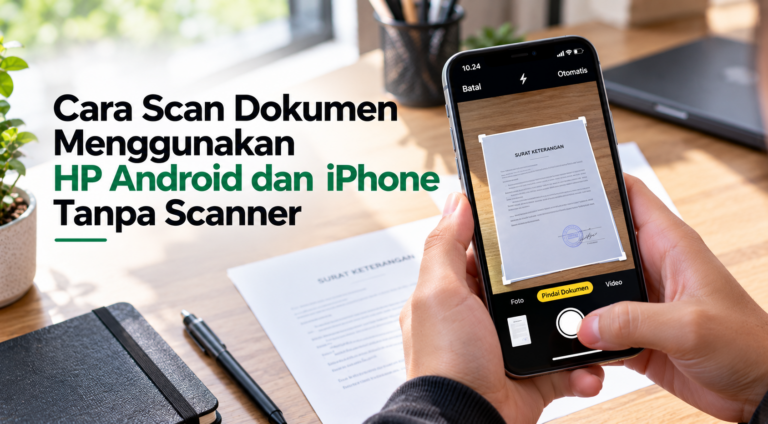 Cara Scan Dokumen Menggunakan HP Android dan iPhone Tanpa Scanner