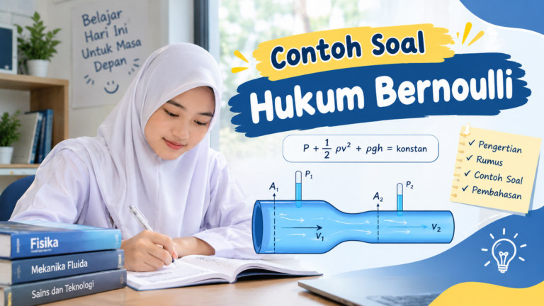 Contoh Soal Hukum Bernoulli: Rumus, Jawaban, dan Pembahasan Lengkap