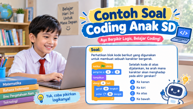 Contoh Soal Coding Anak SD: Logika, Algoritma, dan Pemrograman Dasar