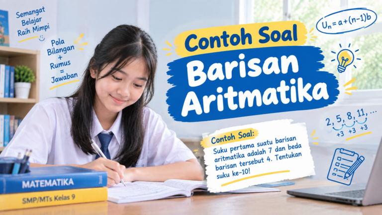 Contoh Soal Barisan Aritmatika: Rumus, Jawaban, dan Pembahasan