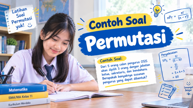 Contoh Soal Permutasi Lengkap dengan Rumus, Jawaban, dan Pembahasan