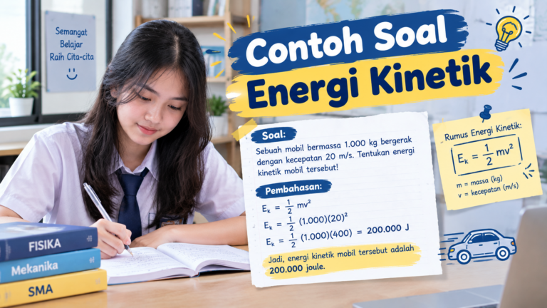 Contoh Soal Energi Kinetik: Rumus, Jawaban, dan Pembahasan Lengkap