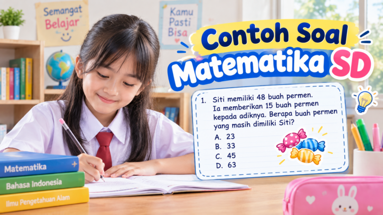 30 Contoh Soal Matematika SD Lengkap dengan Jawaban dan Pembahasan