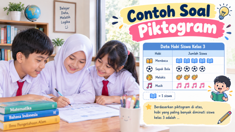 Contoh Soal Piktogram SD: Membaca Data, Jawaban, dan Pembahasan
