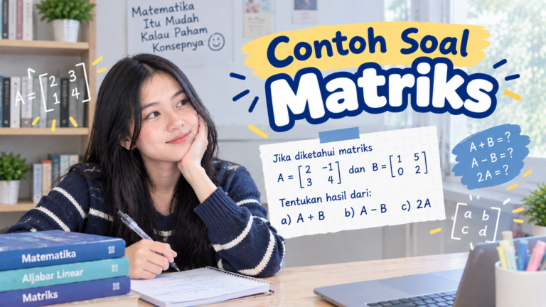 Contoh Soal Matriks: Rumus, Jawaban, dan Pembahasan Lengkap