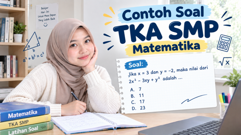 Contoh Soal Matematika TKA SMP: 30 Soal, Jawaban, dan Pembahasan