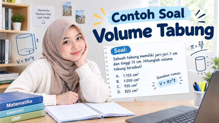Contoh Soal Volume Tabung: Rumus, Jawaban, dan Pembahasan Lengkap