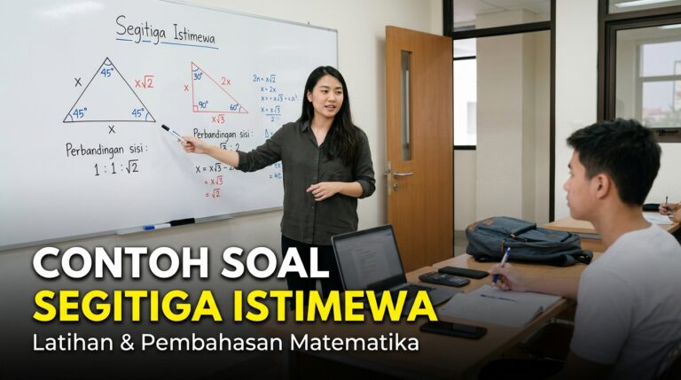 Contoh Soal Segitiga Istimewa: Rumus, Jawaban, dan Pembahasan