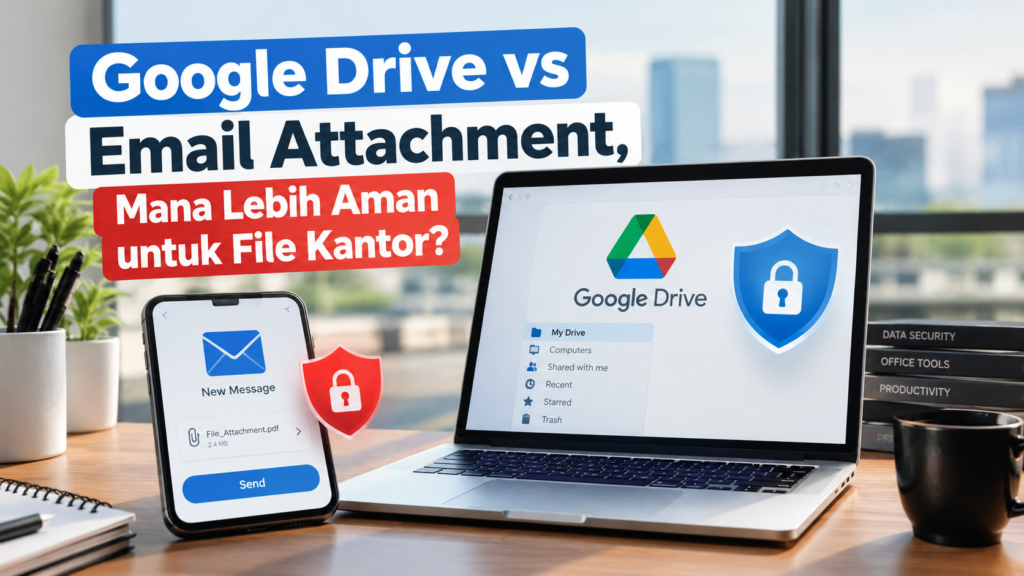 Google Drive vs Email Attachment, Mana Lebih Aman untuk File Kantor