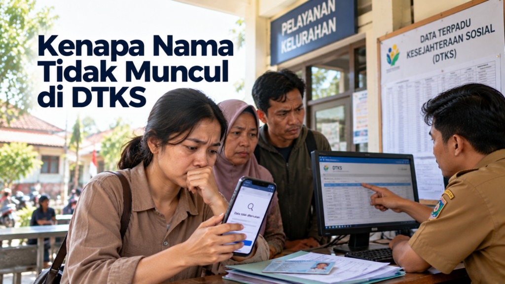 Kenapa Nama Tidak Muncul di DTKS