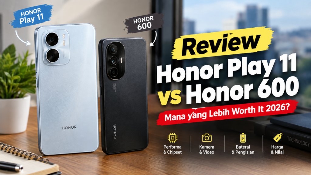 Review Honor Play 11 vs Honor 600, Mana yang Lebih Worth It 2026