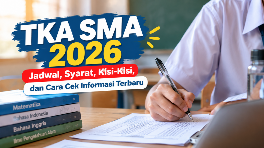 TKA SMA 2026 Jadwal, Syarat, Kisi-Kisi, dan Cara Cek Informasi Terbaru