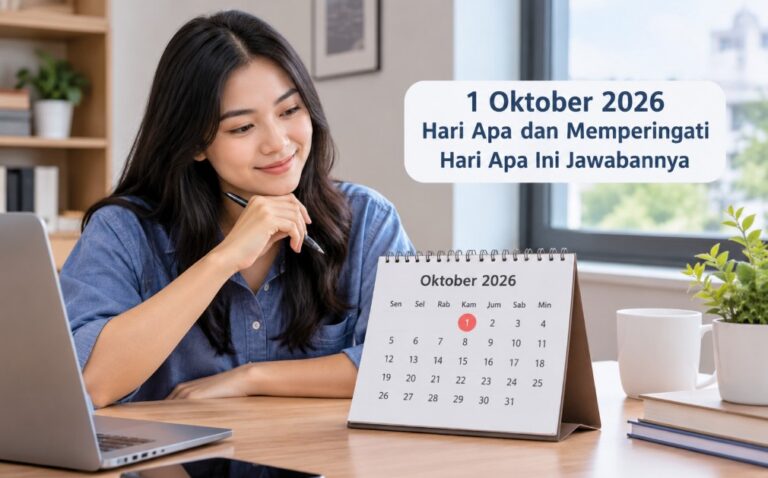 1 Oktober 2026 Hari Apa dan Memperingati Hari Apa Ini Jawabannya