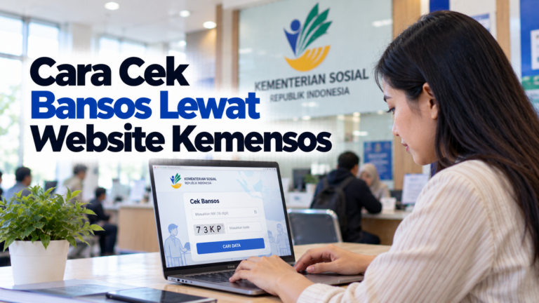 Cara Cek Bansos Lewat Website Kemensos Menggunakan NIK KTP