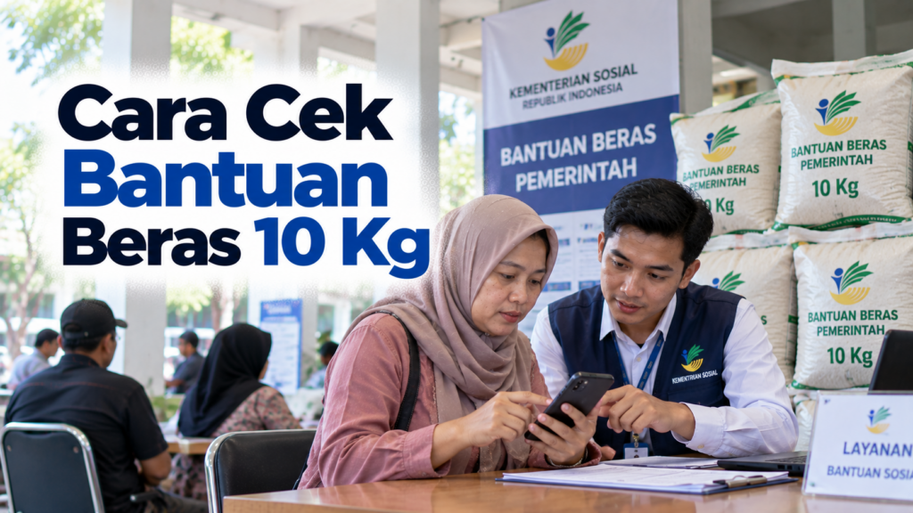 Cara Cek Bantuan Beras 10 Kg