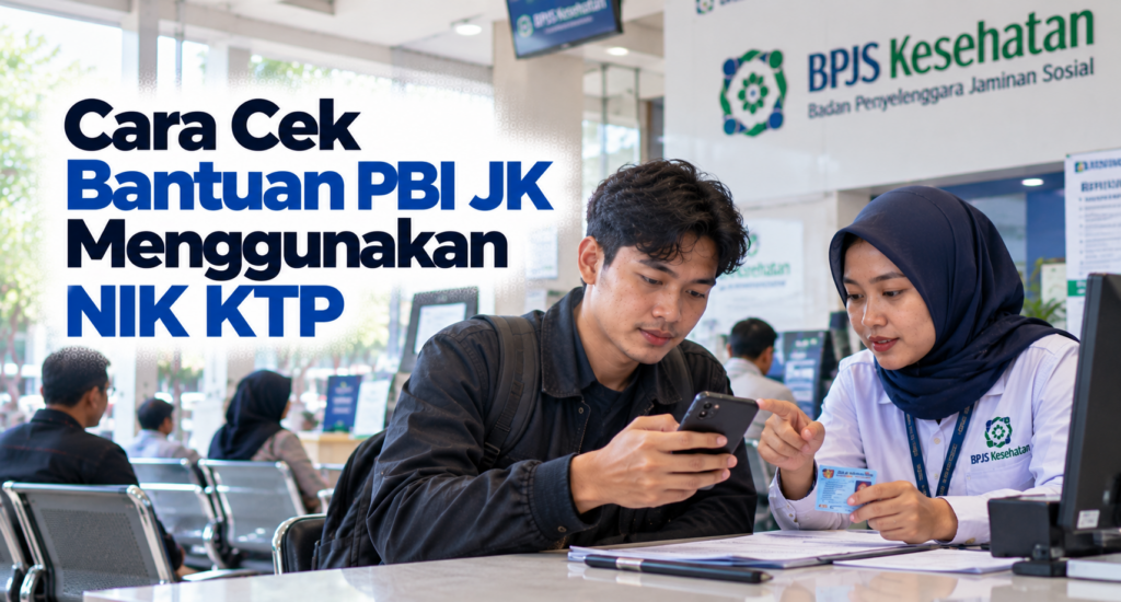 Cara Cek Bantuan PBI JK Menggunakan NIK KTP