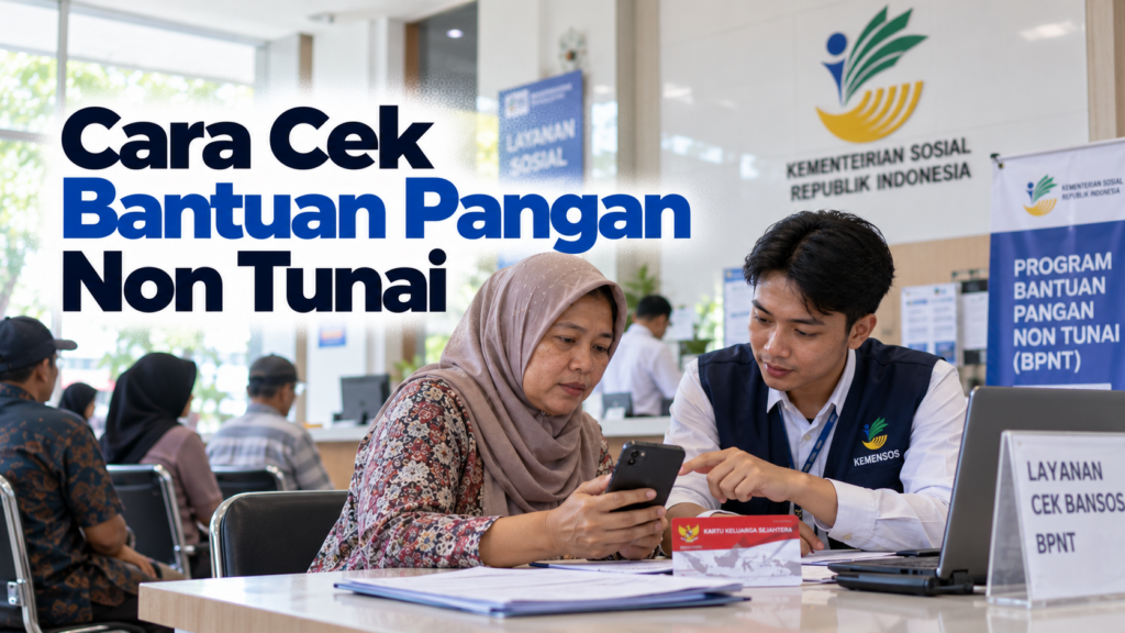 Cara Cek Bantuan Pangan Non Tunai