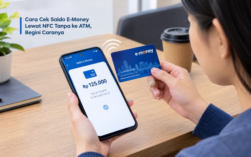 Cara Cek Saldo E-Money Lewat NFC Tanpa ke ATM, Begini Caranya