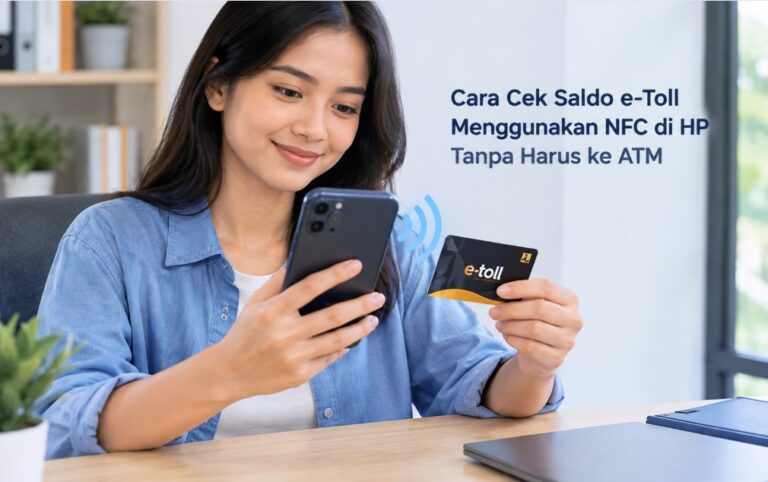 Cara Cek Saldo e-Toll Menggunakan NFC di HP Tanpa Harus ke ATM