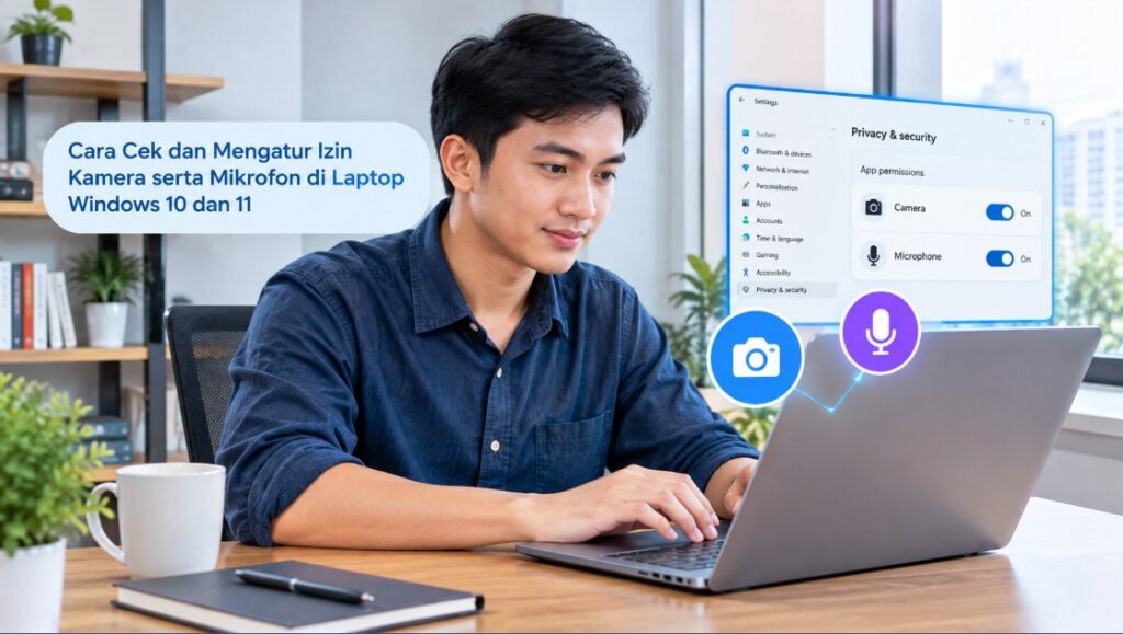 Cara Cek dan Mengatur Izin Kamera serta Mikrofon di Laptop Windows 10 dan 11