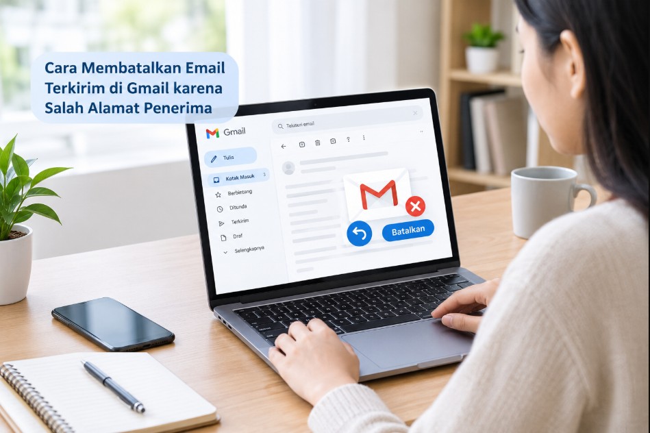 Cara Membatalkan Email Terkirim di Gmail karena Salah Alamat Penerima