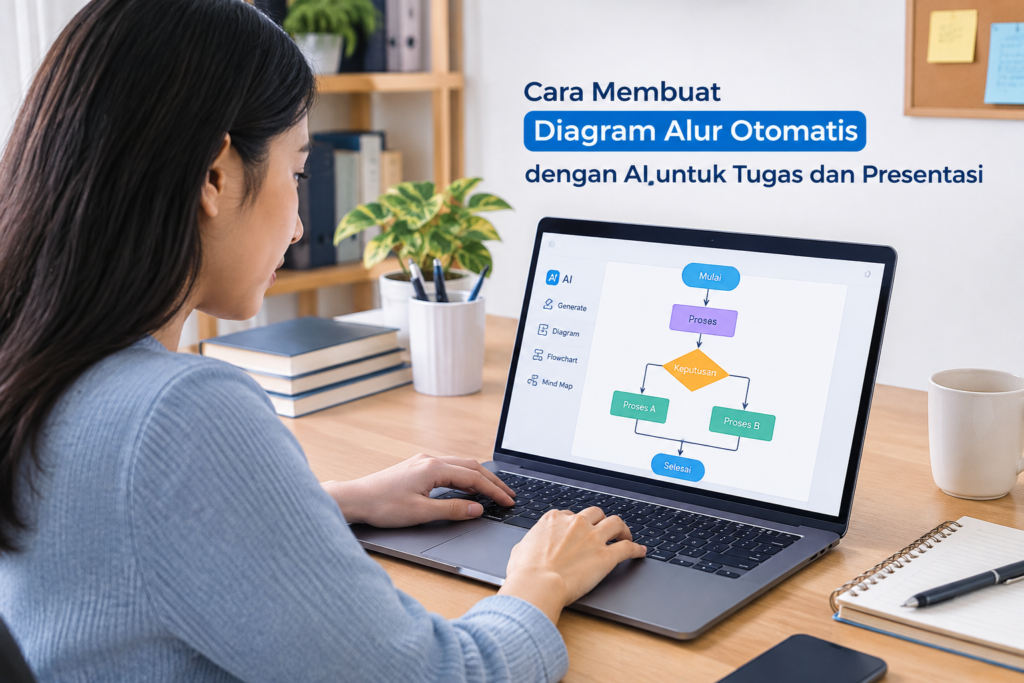 Cara Membuat Diagram Alur Otomatis dengan AI untuk Tugas dan Presentasi
