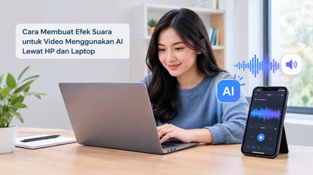 Cara Membuat Efek Suara untuk Video Menggunakan AI Lewat HP dan Laptop