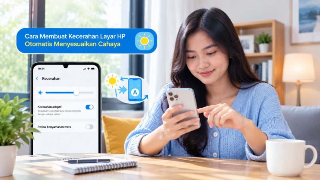Cara Membuat Kecerahan Layar HP Otomatis Menyesuaikan Cahaya