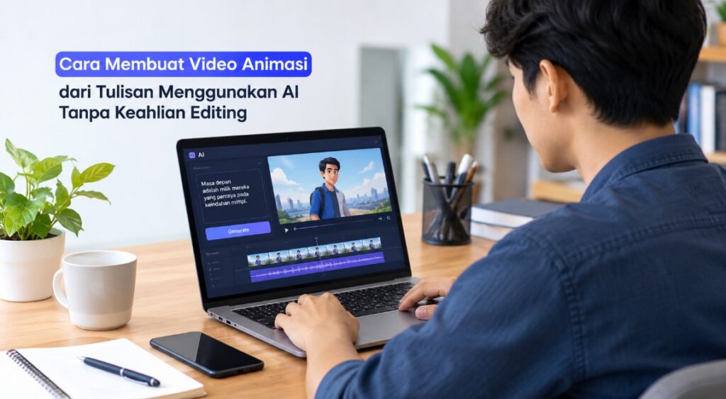 Cara Membuat Video Animasi dari Tulisan Menggunakan AI Tanpa Keahlian Editing