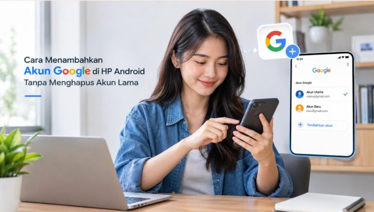 Cara Menambahkan Akun Google di HP Android Tanpa Menghapus Akun Lama