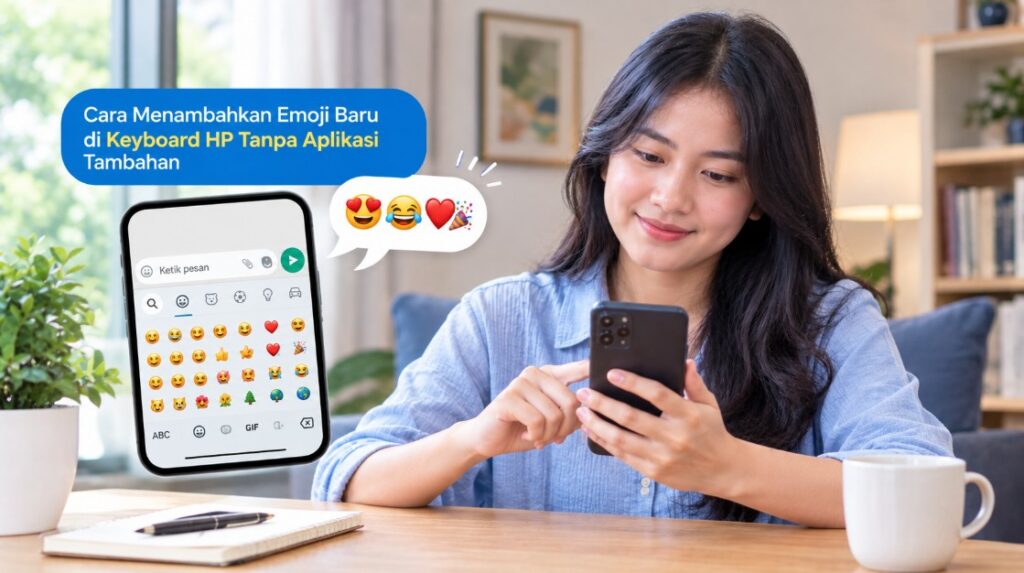 Cara Menambahkan Emoji Baru di Keyboard HP Tanpa Aplikasi Tambahan