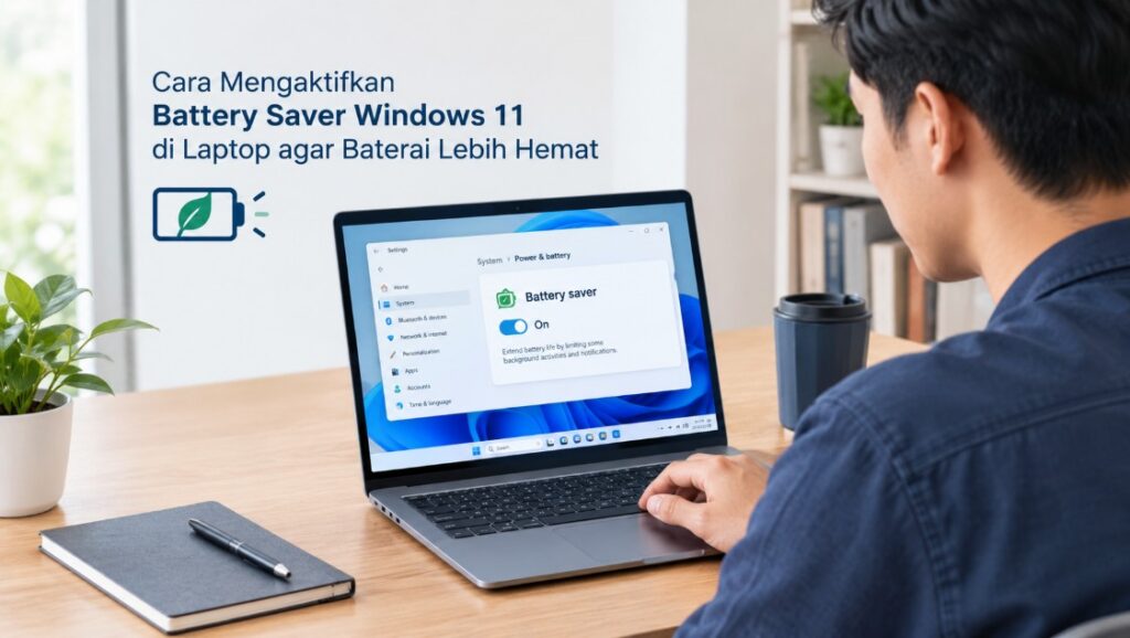 Cara Mengaktifkan Battery Saver Windows 11 di Laptop agar Baterai Lebih Hemat